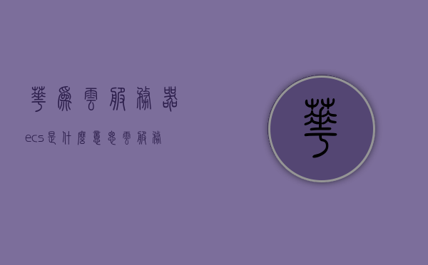 华为云服务器ecs是什么意思（云服务器ecs是什么啊），华为云服务器ECS详解，概念及应用解析，华为云服务器ECS详解，概念、应用与功能解析，华为云服务器ECS，概念、应用与功能全面解析