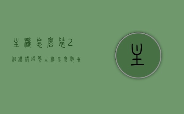 主机怎么装2个机械硬盘（主机怎么装两个固态硬盘），如何在一台主机上安装两个机械硬盘（或固态硬盘）的方法指南，如何在一台主机上安装两个机械硬盘（或固态硬盘）的指南，详细步骤与操作建议，如何在一台主机上安装两个机械硬盘（或固态硬盘）的详细指南，方法与操作建议