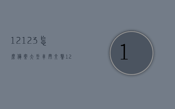 12123怎么备案大型车辆（交警12123怎么备案大型汽车），交警12123如何备案大型车辆流程详解，交警12123备案大型车辆流程详解，操作指南与步骤解析，交警12123备案大型车辆流程详解与操作指南，从入门到精通的步骤解析，交警12123备案大型车辆流程详解，操作指南与步骤解析从入门到精通，交警12123备案大型车辆流程详解，操作指南与步骤解析，从入门到精通教你如何备案大型车辆