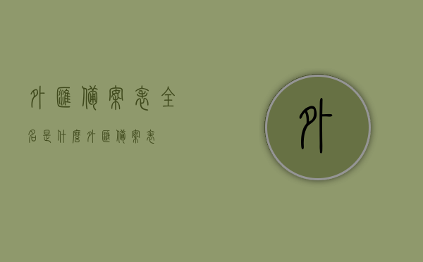 外汇备案表全名是什么（外汇 备案表），外汇备案表的全名及解析，外汇备案表的全名及详细解析，外汇备案表的全名详解与解析，全面了解外汇备案表内容及作用，外汇备案表全面解析，全名、内容与作用详解，外汇备案表，全名详解、内容与作用全面解析，外汇备案表，全名详解、内容及作用全面解析，外汇备案表全面详解，全名、内容、作用与解析