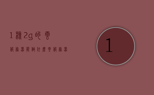 1核2g的云服务器能做什么（云服务器1核和2核的区别），云服务器，从单核到双核，性能差异与应用探讨 第1张