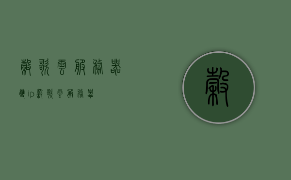 谷歌云服务器双ip（谷歌云 服务器），谷歌云服务器双IP功能详解，使用指南与优势分析，谷歌云服务器双IP功能详解，使用指南与优势分析