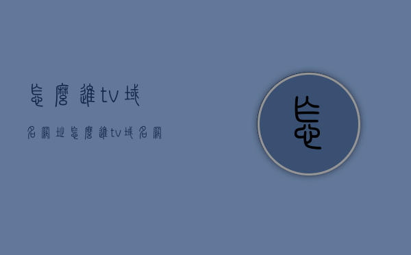 怎么进tv域名网址（怎么进tv域名网址），如何访问TV域名网址？，如何访问TV域名网址，详细步骤解析