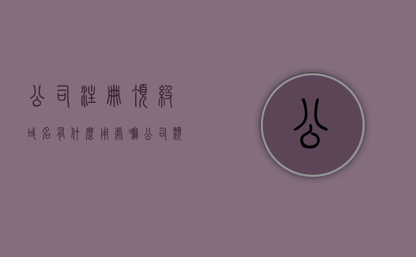 公司注册顶级域名有什么用处嘛（公司类别顶级域名），公司注册顶级域名的益处与重要性（公司类别顶级域名详解），公司类别顶级域名详解，注册益处与重要性分析，助力企业网络发展之路