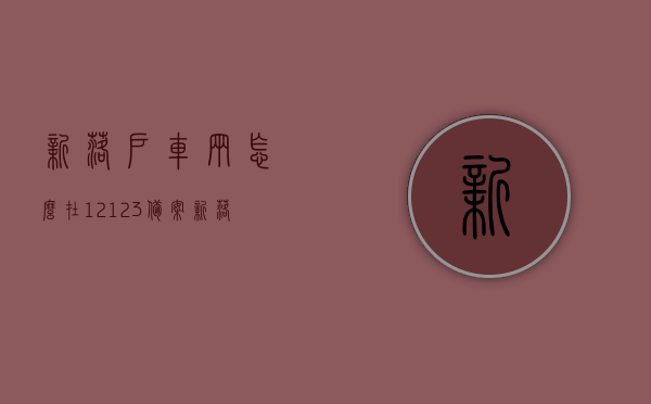 新落户车辆怎么在12123备案（新落户车辆怎么在12123备案不了），新落户车辆在12123备案指南及问题解决方案，新落户车辆在12123备案指南，操作教程及常见问题解决方案