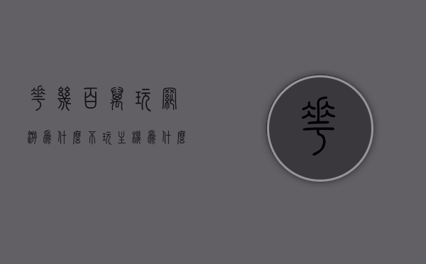 花几百万玩网游为什么不玩主机（为什么有人在游戏里花几百万?），揭秘，为何有人选择花巨资玩网游而非主机游戏？