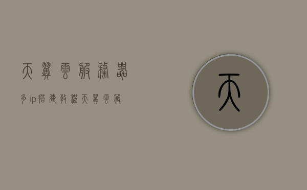 天翼云服务器多ip搭建教程（天翼云服务器怎么开放端口），天翼云服务器多IP搭建及端口开放教程，天翼云服务器多IP搭建及端口开放指南，详细教程分享，天翼云服务器多IP搭建及端口开放详细指南，教程分享