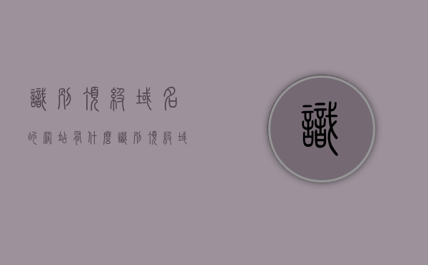 识别顶级域名的网站有什么（识别顶级域名的网站有什么好处），识别顶级域名网站，好处与实用工具概览
