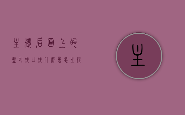 主机后面上的蓝色接口接什么意思（主机后面蓝色的孔是什么），主机后面蓝色接口详解，功能及作用揭秘，主机背后蓝色接口详解，功能、作用与意义揭秘