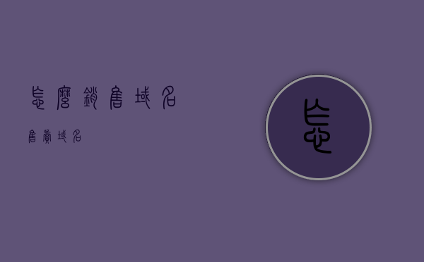 怎么销售域名（售卖域名），如何销售域名，域名售卖指南