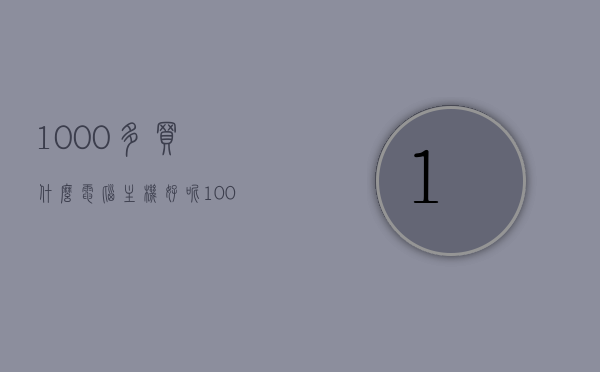 1000多买什么电脑主机好呢（1000块左右的电脑主机），预算千元左右的电脑主机该如何选择？，千元预算电脑主机选购指南，如何选择性价比高的电脑主机？，千元预算电脑主机选购指南，如何选购性价比高的电脑主机？，千元预算电脑主机选购全攻略，如何选择高性价比的电脑主机？ 第1张