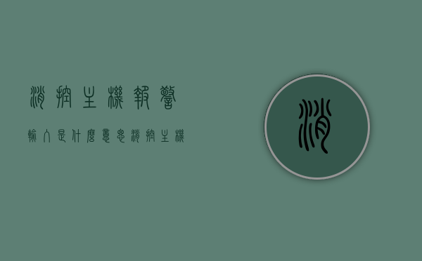 消控主机报警输入是什么意思（消控主机操作讲解），消控主机报警输入详解及操作讲解指南