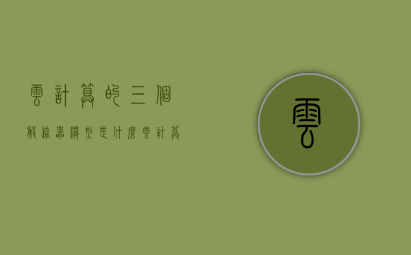 云计算的三个服务器模型是什么（云计算的三个服务器模型是什么模型），云计算中的三大服务器模型解析，云计算三大服务器模型详解，解析云计算中的三大服务器模型是什么？，云计算三大服务器模型详解，理解云计算中的核心服务器架构模型
