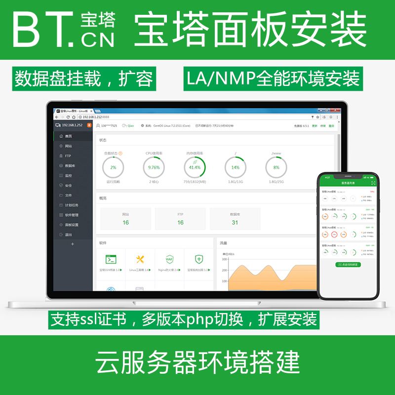 阿里云服务器怎样安装宝塔(阿里云服务器怎样安装宝塔app)，阿里云服务器宝塔安装教程 第2张