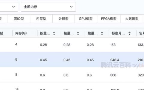 腾讯云机架服务器价格及图片表的简单介绍，腾讯云机架服务器价格及图片简介